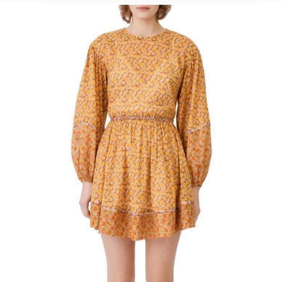 Maje Dresses & Skirts - ⭐ Brand new Maje Cutout Floral Print Dress⭐ Size 1=Size 36